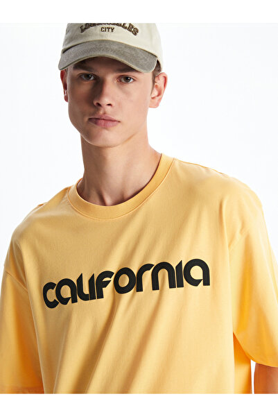 LC Waikiki Tricou pentru bărbați din bumbac pieptănat cu decolteu