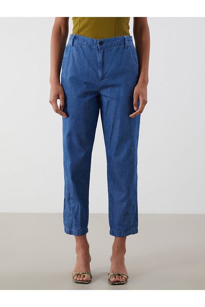 LC Waikiki Pantaloni de damă, cu talie elastică, în formă de blugi