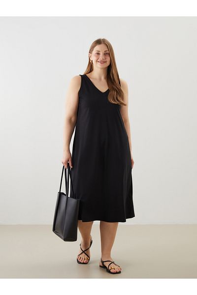 LC Waikiki Rochie de damă cu pliuri drepte