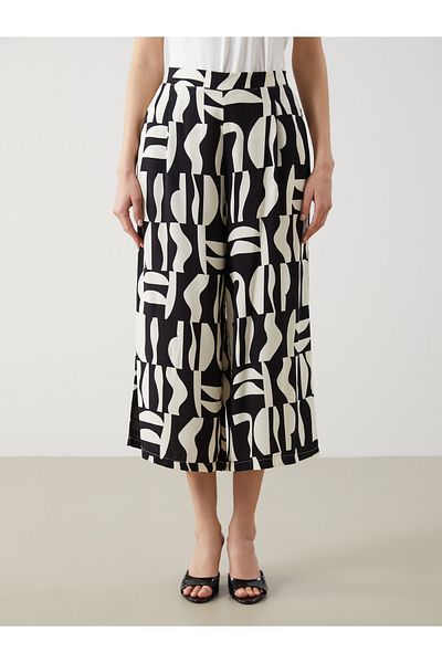 LC Waikiki Capri de damă cu model cu talie elastică