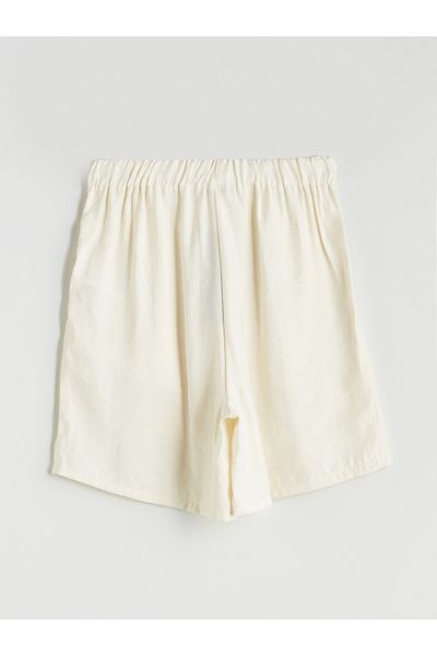 LC Waikiki Modal Blend Women's Shorts with Elastic Waist
