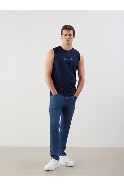 LC Waikiki Crew Neck Printed Men's Sleeveless T-Shirt
