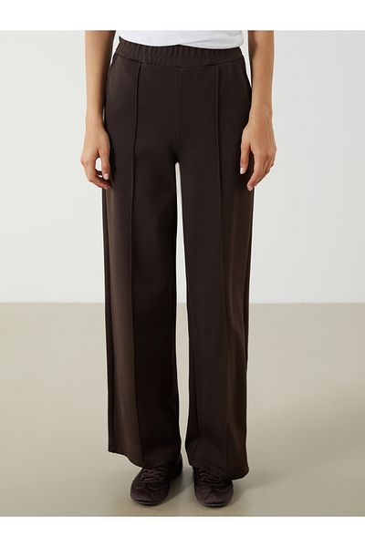 LC Waikiki Women's Wide Leg Sweatpants with Elastic Waist