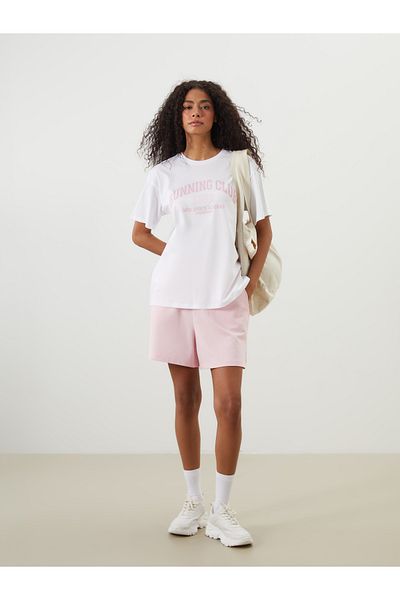 LC Waikiki Tricou sport pentru damă cu decolteu cu imprimeu