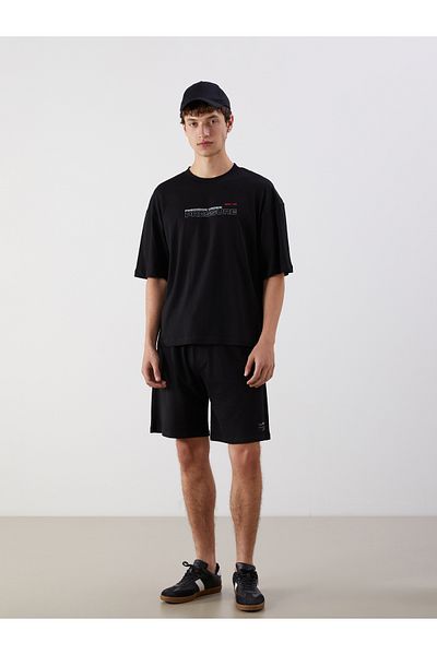 LC Waikiki Crew Neck Printed Combed Cotton Men's T-Shirt