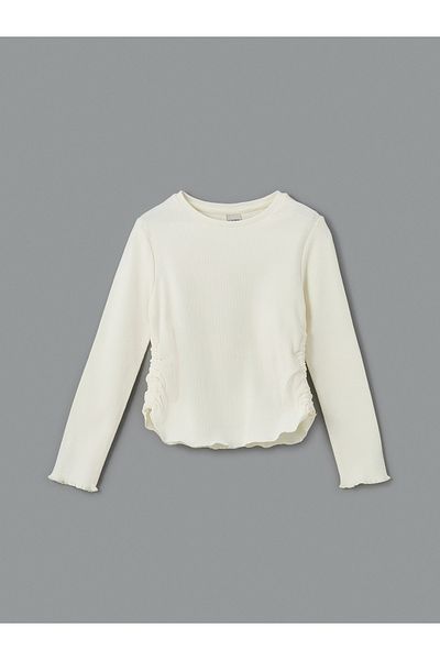 LC Waikiki LCW Kids Crew Neck για κορίτσια Crop T-shirt