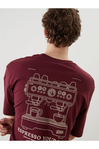 LC Waikiki Crew Neck Printed Combed Cotton Men's T-Shirt
