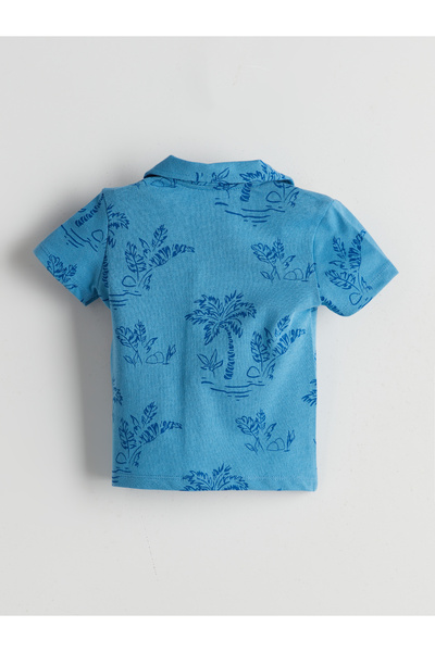 LC Waikiki Bedrucktes Jungenoberteil und Shorts 2er-Pack