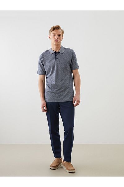 LC Waikiki Kurzarm-Herren-T-Shirt mit Polo-Ausschnitt