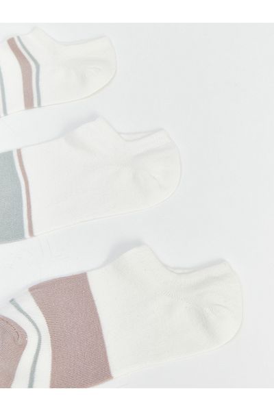 LC Waikiki Color Blocked Women's Booties Socks 5 Pack