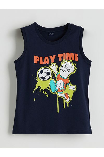 LC Waikiki Bicycle Collar Boy's Singlet