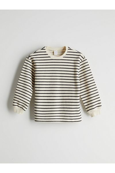 LC Waikiki Crew Neck Striped Boy T-Shirt