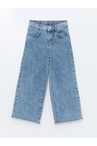 LC Waikiki Pantaloni de jeans pentru fete cu talie elastică reglabilă