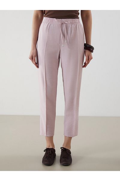 LC Waikiki Carrot Cut Women's Trousers with Elastic Waist