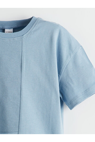 LC Waikiki Crew Neck Printed Boys' T-Shirt and Shorts Pack of 2