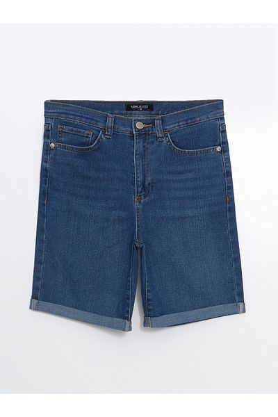 LC Waikiki Bermuda Fit Women's Jean Shorts