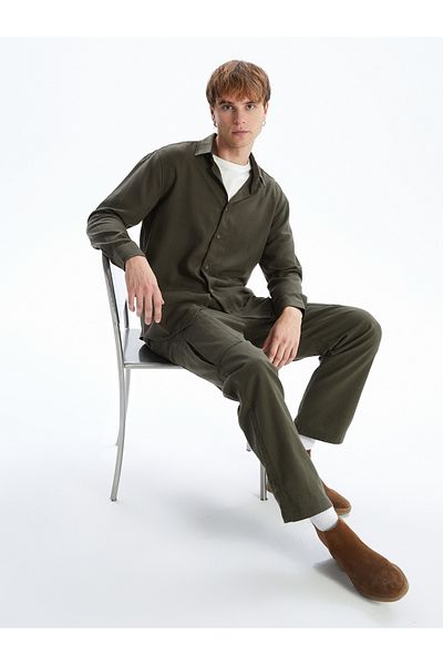 LC Waikiki Ανδρικό παντελόνι Comfortable Fit Linen Look