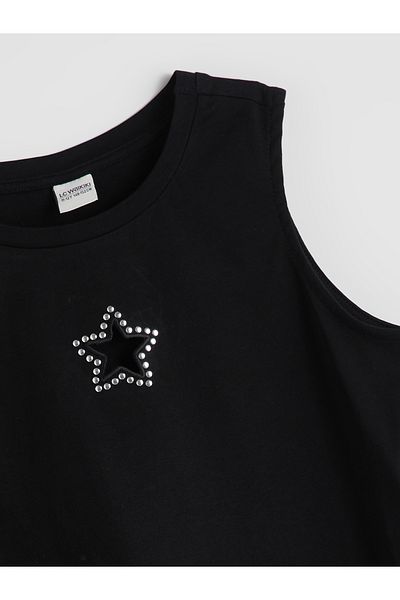 LC Waikiki Bicycle collar stone girl child crop top