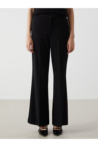 LC Waikiki Standard Fit Women's Flare Leg Trousers