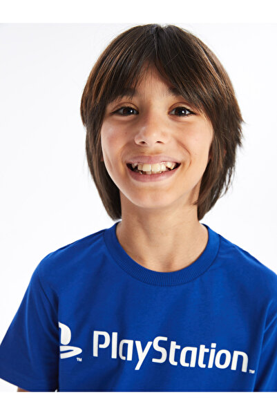 LC Waikiki Crew Neck Playstation nyomtatott fiú póló és rövidnadrág