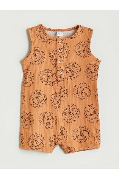 LC Waikiki Baby Boy Jumpsuit with Buttoned Collar