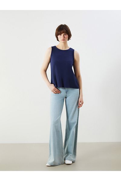 LC Waikiki Crew Neck Textured Women's Athlete