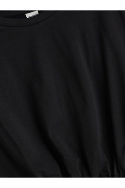 LC Waikiki Tricou Crop pentru fetiță cu gât crew