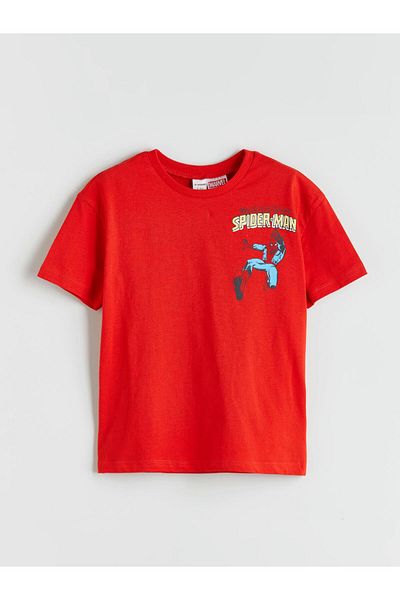 LC Waikiki Crew Neck Spider-Man Licensed Boys' T-Shirt