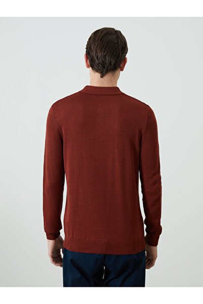 LC Waikiki Polo Neck Long Sleeve Men's Knitwear Sweater