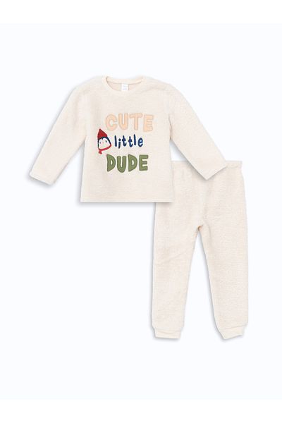 LC Waikiki Crew Neck Baby Boy Pajama Set