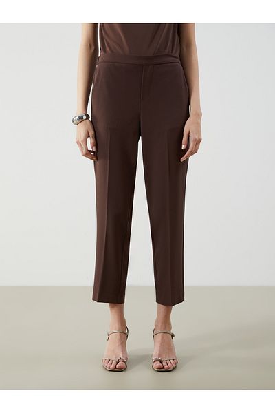 LC Waikiki Standard Fit Women's Trousers with Elastic Waist