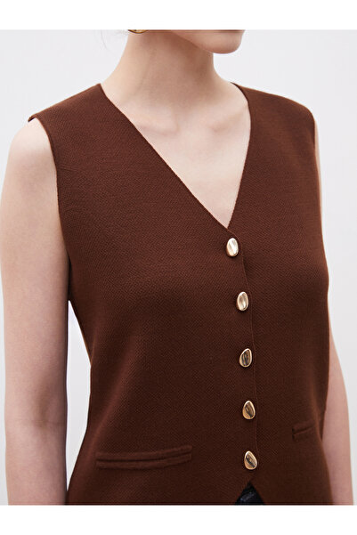 LC Waikiki V Yaka Kadın Triko Yelek