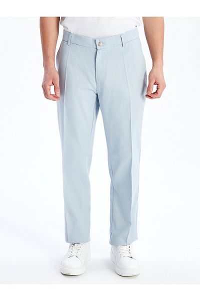 LC Waikiki Standard Pattern Linen Blended Men's Trousers