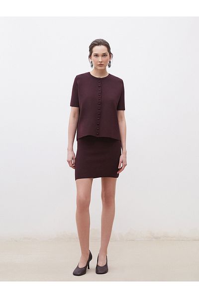 LC Waikiki Fusta mini de tricotaj cu potrivire strânsă
