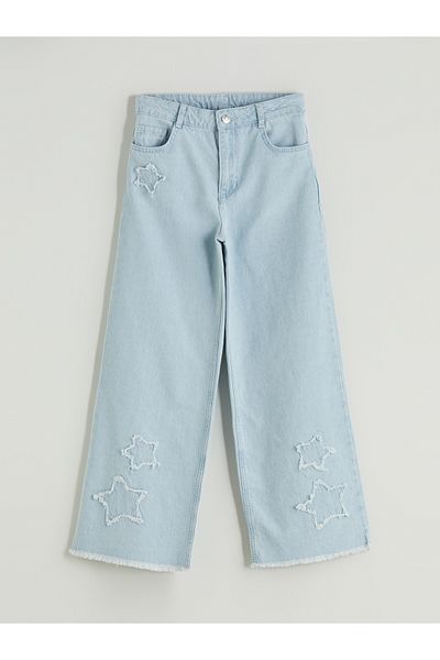 LC Waikiki بنطلون جينز للفتيات من Wideleg