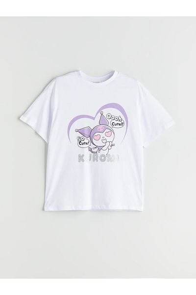 LC Waikiki Κοριτσίστικο μπλουζάκι Crew Neck Kuromi με στάμπα
