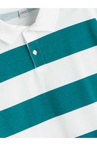 LC Waikiki Polo Neck Striped Boy's T-Shirt