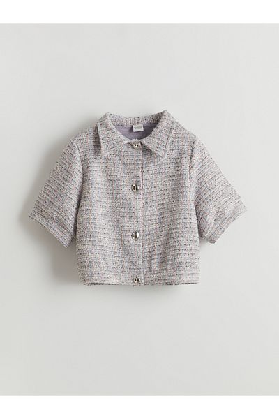 LC Waikiki Jachetă din tweed pentru fete