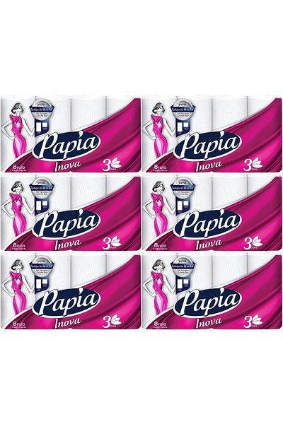 Papia Paper Towel (3 Layers) Set of 48 Inova (6Pk*8)