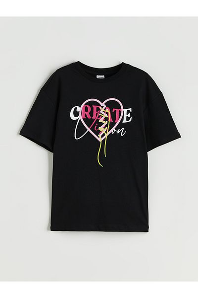 LC Waikiki Crew Neck Girl's T-Shirt