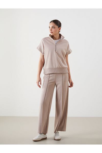 LC Waikiki Γυναικείο μπλουζάκι με όρθιο γιακά Oversize