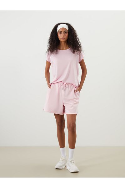 LC Waikiki Crew Neck Oversize Women's Sports T-Shirt