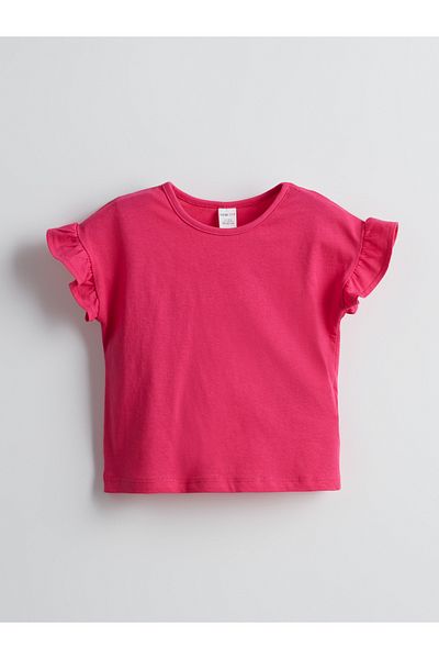 LC Waikiki Crew Neck Basic Baby Girl T-Shirt