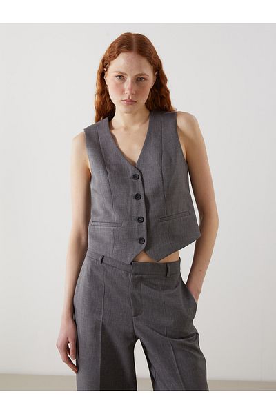 LC Waikiki V-Neck Women's Classic Vest