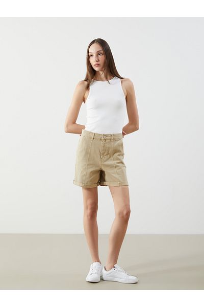 LC Waikiki Standard Fit Women's Jean Shorts