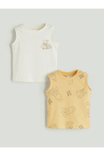 LC Waikiki Winnie the Pooh Printed Boys' Singlet 2 Pack
