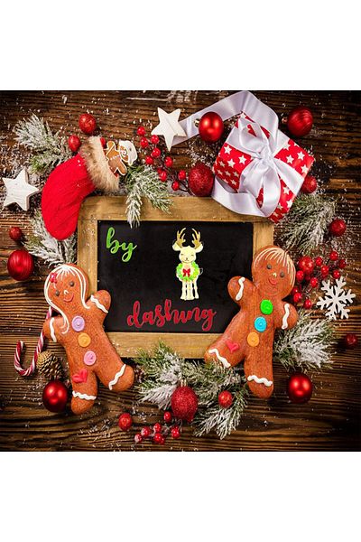 OEM Set of two Christmas tree and deer molds, carbon steel, silver, 95 x 90 mm / 98 x 75 mm
