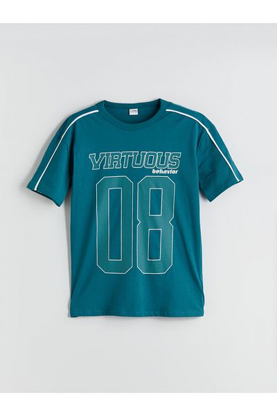 LC Waikiki Crew Neck Boys T-Shirt and Shorts