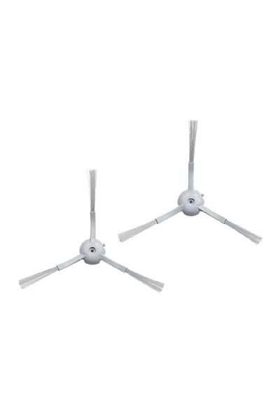 PAA-home Set 2 perii laterale de culoare alba compatibile cu aspiratoarele robot Roidmi Eve Plus SDJ01RM