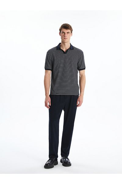 LC Waikiki Polo Neck Striped Men's T-Shirt